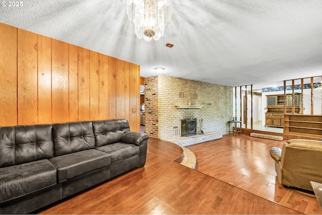 32739 Taylor Butte Rd, Cottage Grove, OR 97424 - living room with wood finished floors and wooden walls