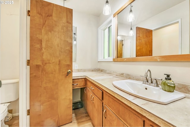 32739 Taylor Butte Rd, Cottage Grove, OR 97424 - bathroom with vanity and wood finished floors