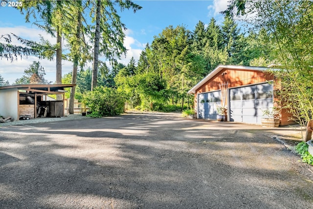32739 Taylor Butte Rd, Cottage Grove, OR 97424 - view of vehicle parking featuring a garage