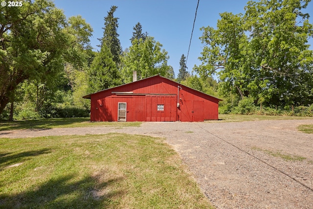 40920 NW Maple Ridge Rd, Woodland, WA 98674 - view of pole building with a lawn