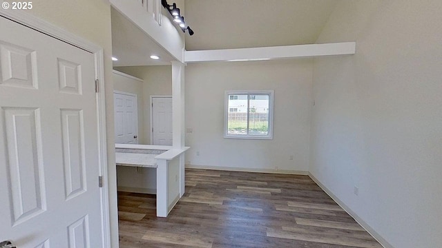 132 NE Rifle Range St, Roseburg, OR 97470 - unfurnished bedroom with wood finished floors, recessed lighting, and baseboards