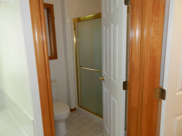 31811 NW Belgium Ct, North Plains, OR 97133 - full bathroom featuring toilet and a stall shower