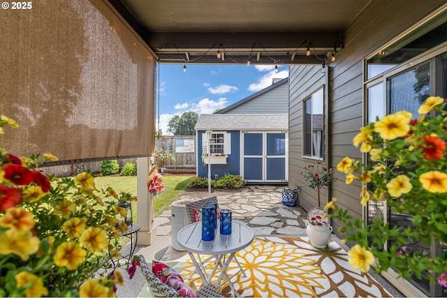 52152 Casswell Dr, Scappoose, OR 97056 - view of patio featuring an outdoor structure