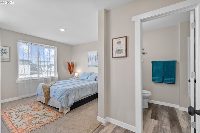 313 Art Kegler Blvd, Boardman, OR 97818 - bedroom with baseboards, wood finished floors, and recessed lighting
