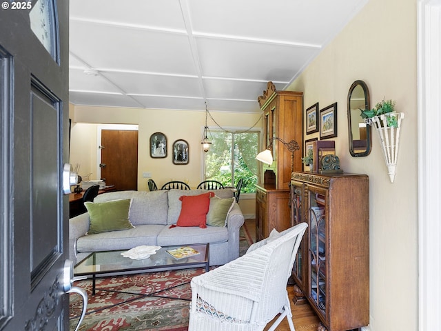 5665 Bonita Rd, Lake Oswego, OR 97035 - living area featuring wood finished floors
