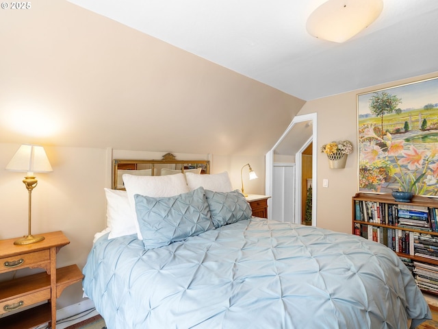 5665 Bonita Rd, Lake Oswego, OR 97035 - bedroom featuring lofted ceiling