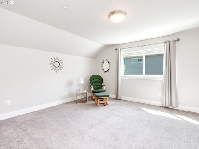 1856 NW Sierra Way, Camas, WA 98607 - sitting room featuring lofted ceiling and carpet floors
