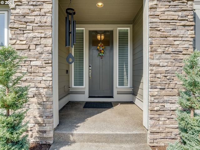 1856 NW Sierra Way, Camas, WA 98607 - entrance to property with stone siding