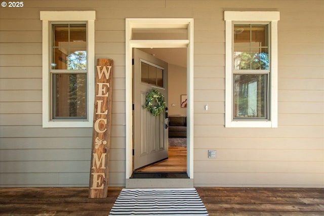 view of property entrance