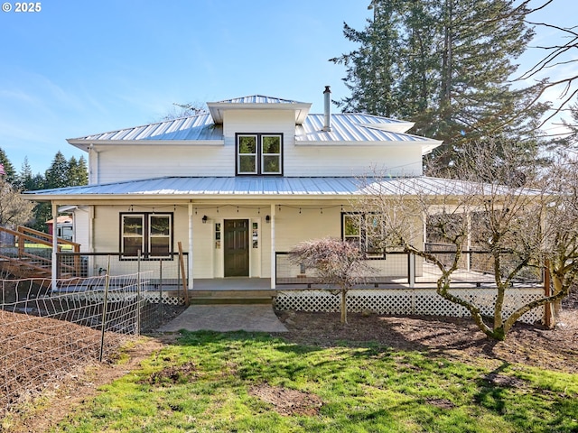 view of front of house with a porch