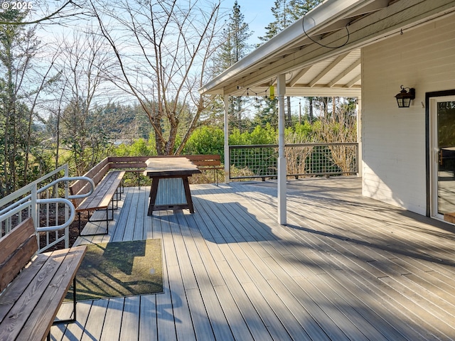 view of deck