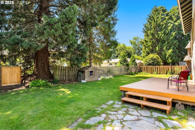 21456 SW 90th Ct, Tualatin, OR 97062 - view of yard featuring a deck