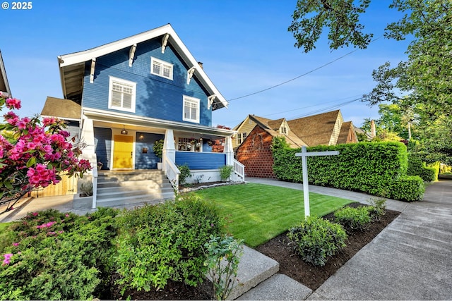 3136 NE 41st Ave, Portland, OR 97212 - view of front of house with a porch and a front yard