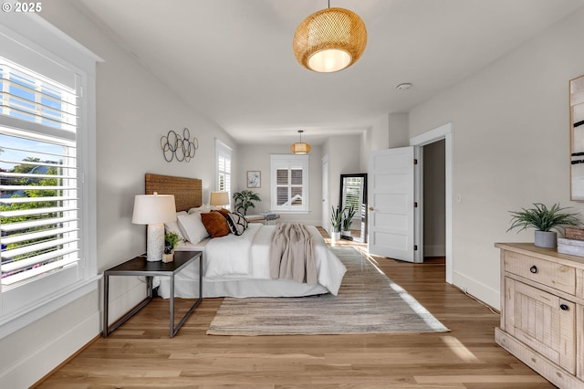 3136 NE 41st Ave, Portland, OR 97212 - bedroom with light wood finished floors and baseboards