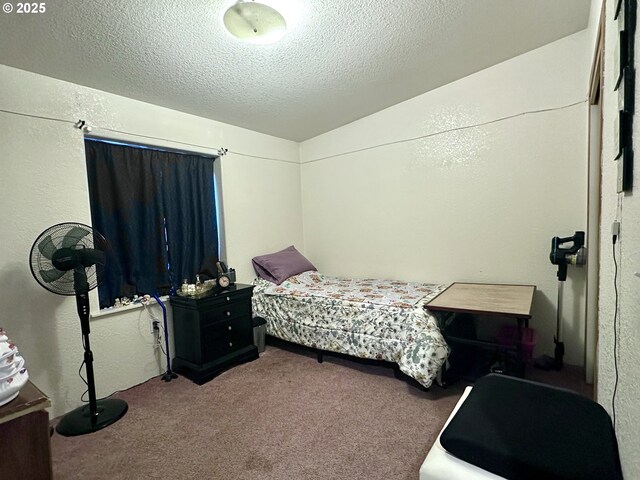 5510 E St, Springfield, OR 97478 - bedroom with carpet, a textured ceiling, and a textured wall