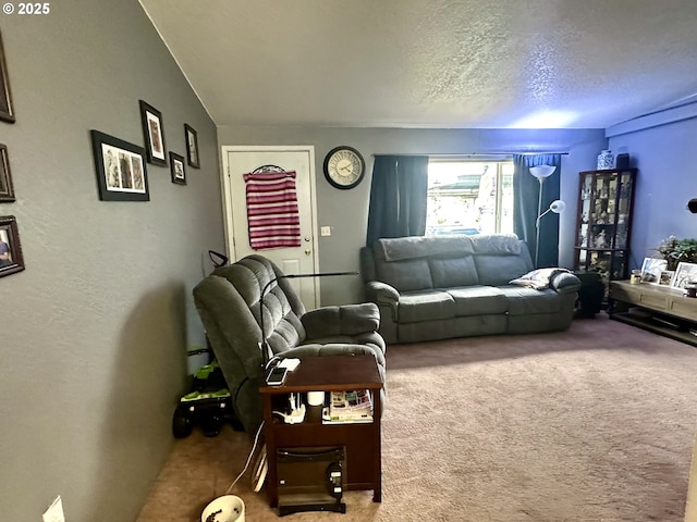 5510 E St, Springfield, OR 97478 - living area with carpet floors and a textured ceiling