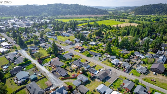 1636 Maple St, Myrtle Point, OR 97458 - aerial overview of property's location featuring nearby suburban area