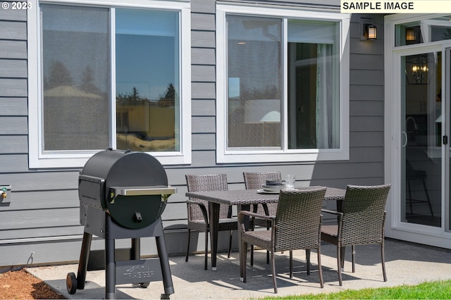 8809 S 3rd St Unit 35, Ridgefield, WA 98642 - view of patio / terrace with a grill