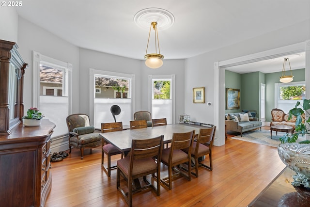 2325 A St, Forest Grove, OR 97116 - dining space with light wood-style floors and healthy amount of natural light