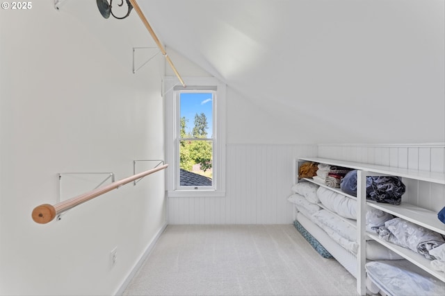 2325 A St, Forest Grove, OR 97116 - walk in closet featuring vaulted ceiling and carpet flooring