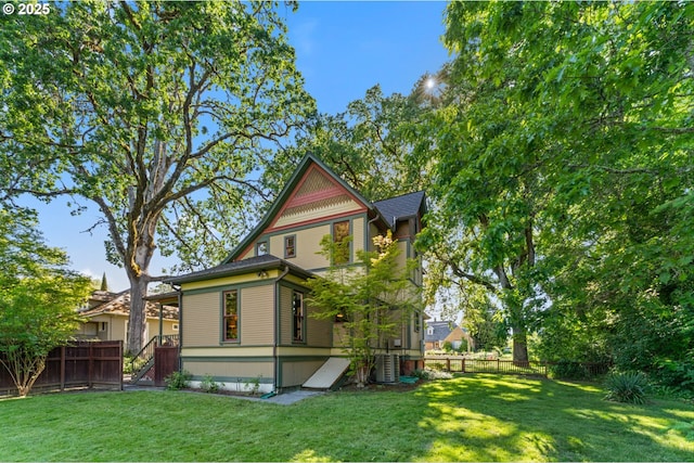 2325 A St, Forest Grove, OR 97116 - view of side of home with central air condition unit