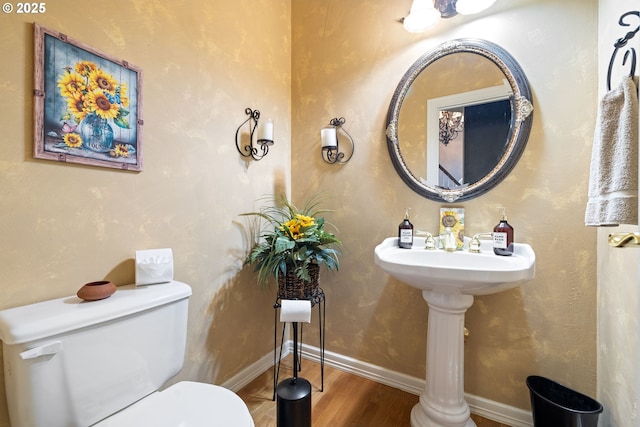 2103 N Teakwood St, Canby, OR 97013 - bathroom with wood finished floors and toilet