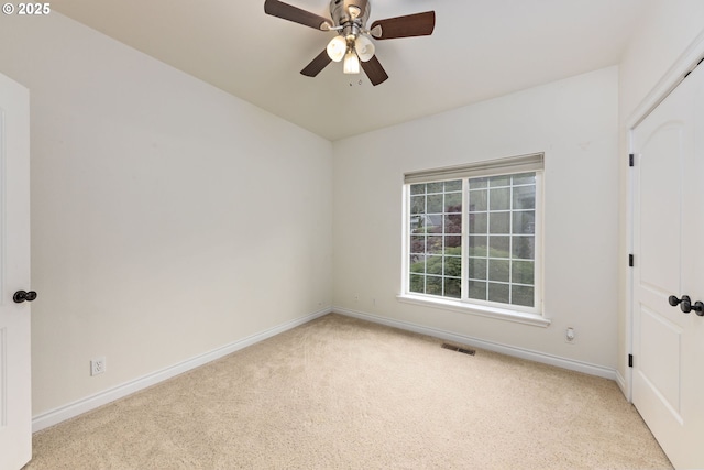 115 Duane Ct, Myrtle Creek, OR 97457 - carpeted empty room featuring baseboards and ceiling fan