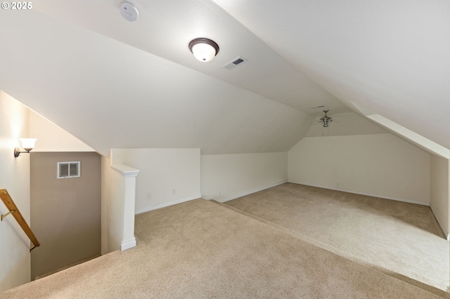115 Duane Ct, Myrtle Creek, OR 97457 - additional living space featuring light colored carpet, vaulted ceiling, and baseboards