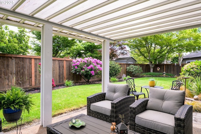 wooden terrace featuring a patio area