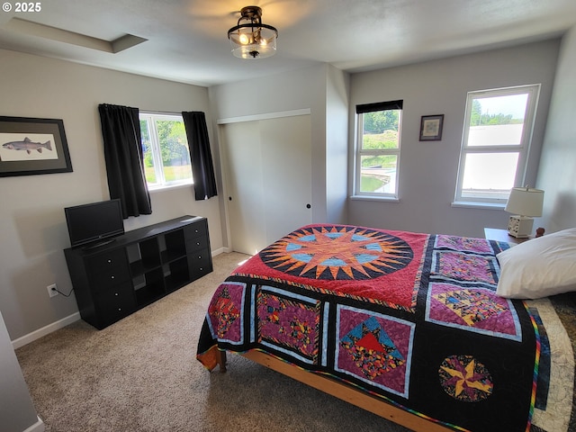 23538 NW Saint Helens Rd Unit S5, Portland, OR 97231 - carpeted bedroom with a closet and baseboards