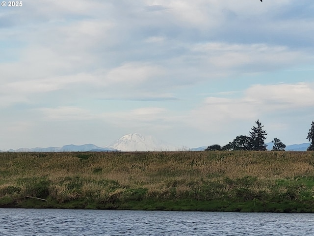 23538 NW Saint Helens Rd Unit S5, Portland, OR 97231 - water view featuring a mountain backdrop