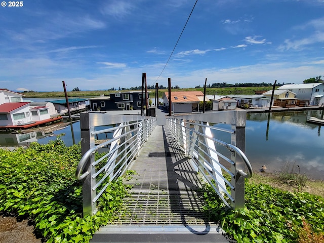 23538 NW Saint Helens Rd Unit S5, Portland, OR 97231 - dock with a water view and a residential view