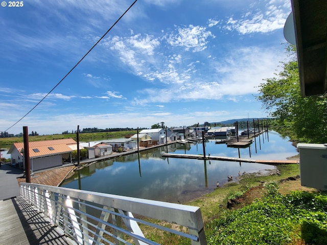 23538 NW Saint Helens Rd Unit S5, Portland, OR 97231 - dock area with a water view