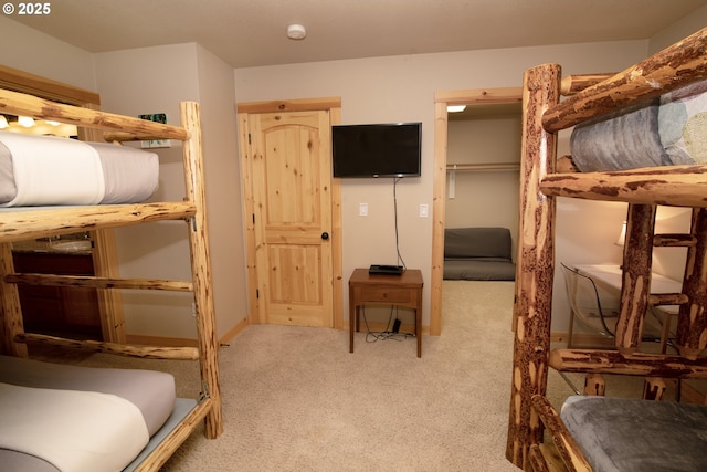 bedroom with carpet flooring