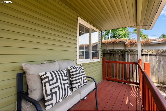 9819 SE Knight St, Portland, OR 97266 - view of wooden deck