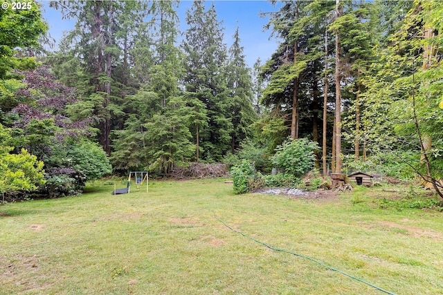 4347 S Schooner Creek Rd, Lincoln City, OR 97367 - view of grassy yard