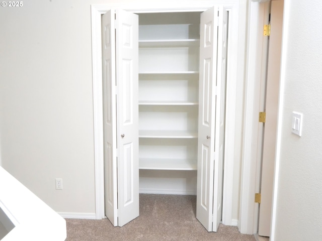 view of closet