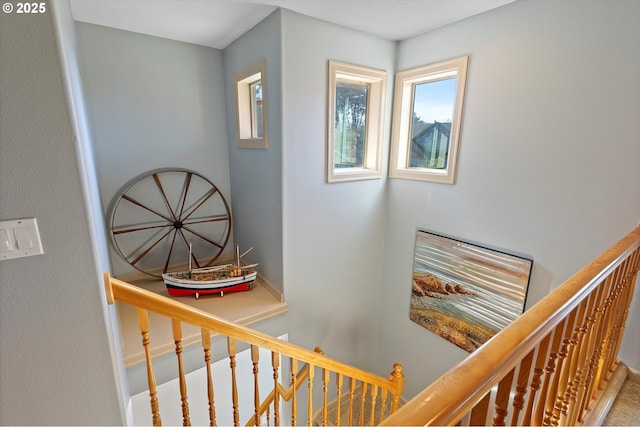 view of stairs