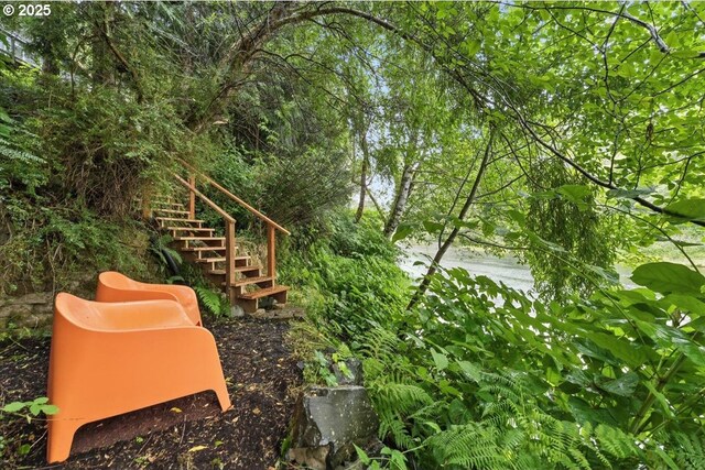 80487 Sha Ne Mah Rd, Seaside, OR 97138 - view of yard featuring stairs