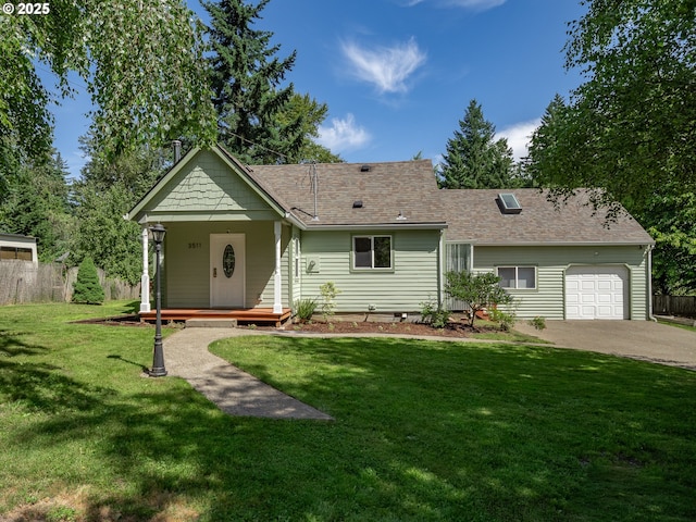 3511 SW Coronado St, Portland, OR 97219 - single story home featuring an attached garage, covered porch, asphalt driveway, and a shingled roof