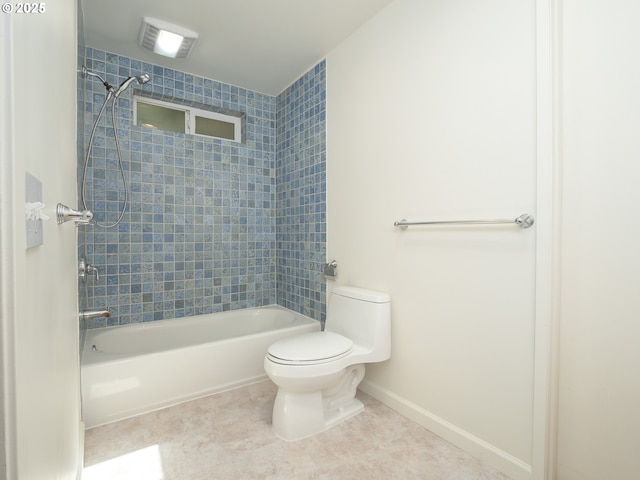 3511 SW Coronado St, Portland, OR 97219 - bathroom featuring bathtub / shower combination and tile patterned floors