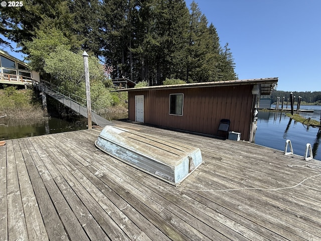 3140 S Tenmile, Lakeside, OR 97449 - dock area with a water view