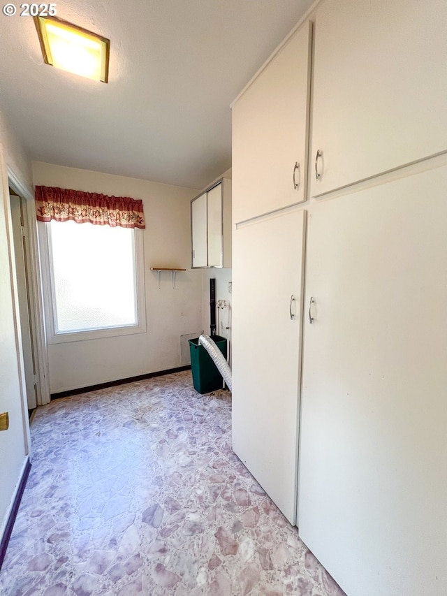 413 SW Brent Dr, John Day, OR 97845 - kitchen with stone finish floors and white cabinetry