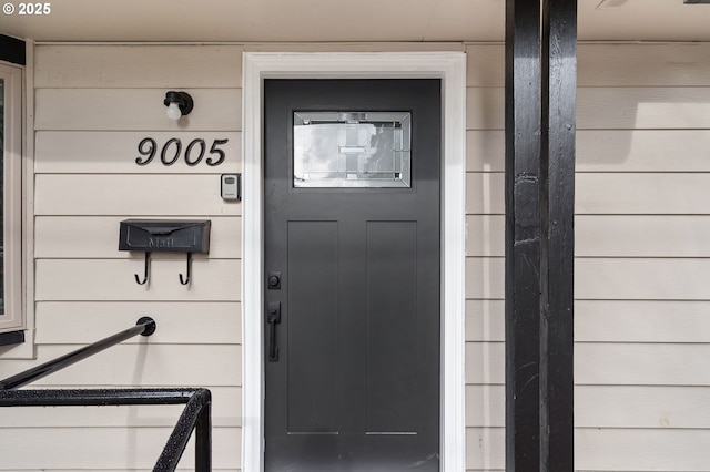 view of entrance to property