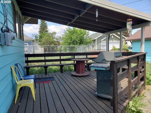 2640 Court Ave, Baker City, OR 97814 - view of wooden deck