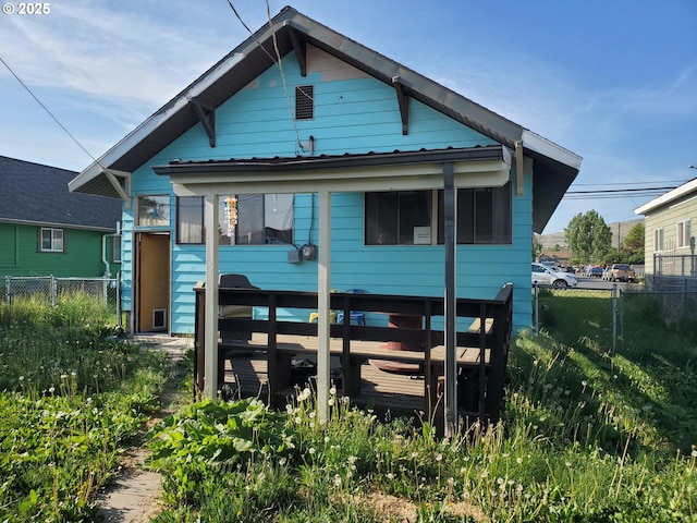 2640 Court Ave, Baker City, OR 97814 - view of rear view of house