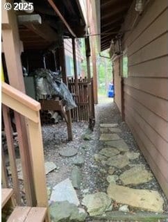 view of stable