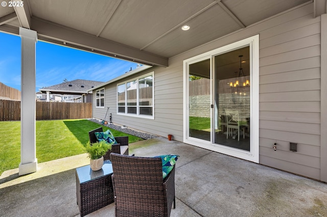 2928 S Harper Valley Way, Ridgefield, WA 98642 - view of patio / terrace with fence