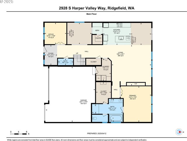 2928 S Harper Valley Way, Ridgefield, WA 98642 - plan