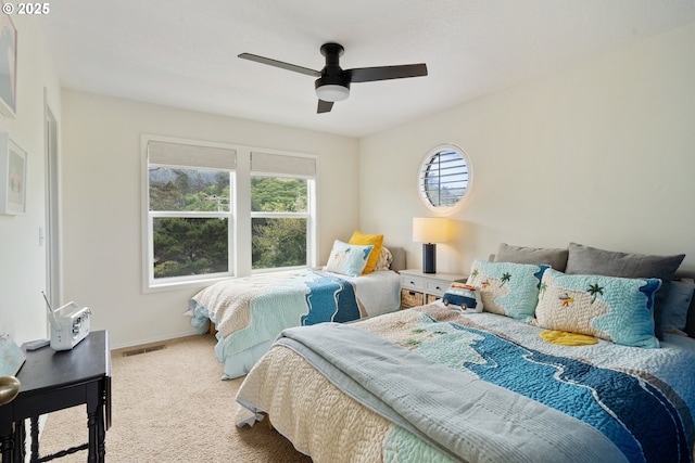 4330 Mcminnville Ave, Neskowin, OR 97149 - bedroom featuring carpet and a ceiling fan